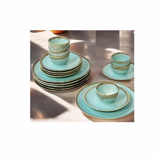 Praahi Lifestyle Premium Ceramic Handmade Dinner Set 18 Pieces A 1 - LXINDIA.COM