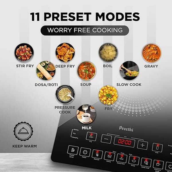 Preethi Indicook IC125 Induction Cooktop 2100 Watt 3 - LXINDIA.COM