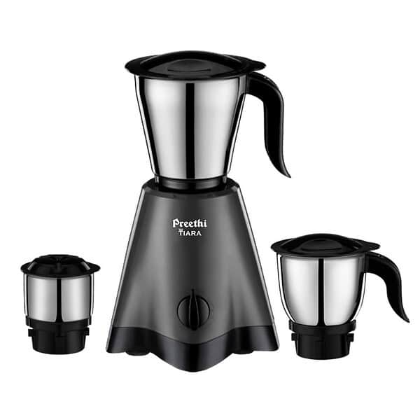 Preethi Tiara Mixer Grinder for Kitchen 3 Jars 500 Watt - LXINDIA.COM