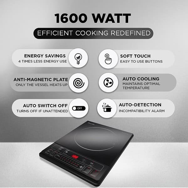 Preethi Trendy Plus 116 Induction Cooktop 1600 Watt3 - LXINDIA.COM