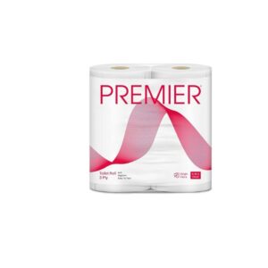 Premier 3 Ply Quick Absorbent Toilet Tissue Papers Rolls - LXINDIA.COM