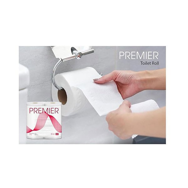 Premier 3 Ply Quick Absorbent Toilet Tissue Papers Rolls A - LXINDIA.COM