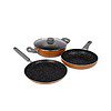 Prestige Omega Deluxe Non Stick Cookware 3 Pc Set - LXINDIA.COM