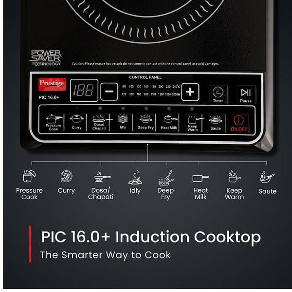 Prestige PIC 16.0 plus 2000 Watts Induction Cooktop2 - LXINDIA.COM