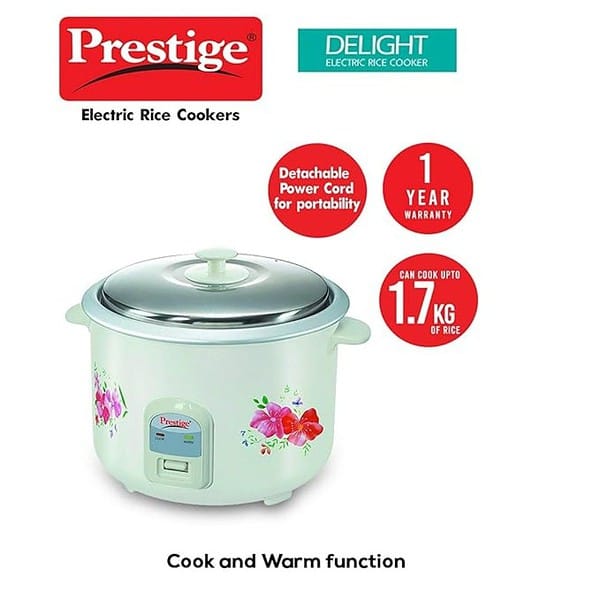 Prestige PRWO 2.8 2 Electric Rice Cooker 2.8L White 2 - LXINDIA.COM