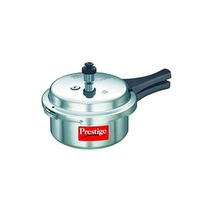 Prestige Popular Virgin Aluminium 2 litre Pressure Cooker Silver - LXINDIA.COM