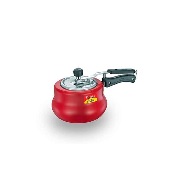 Prestige Svachh Aluminium 3 litre Pressure Cooker Red - LXINDIA.COM