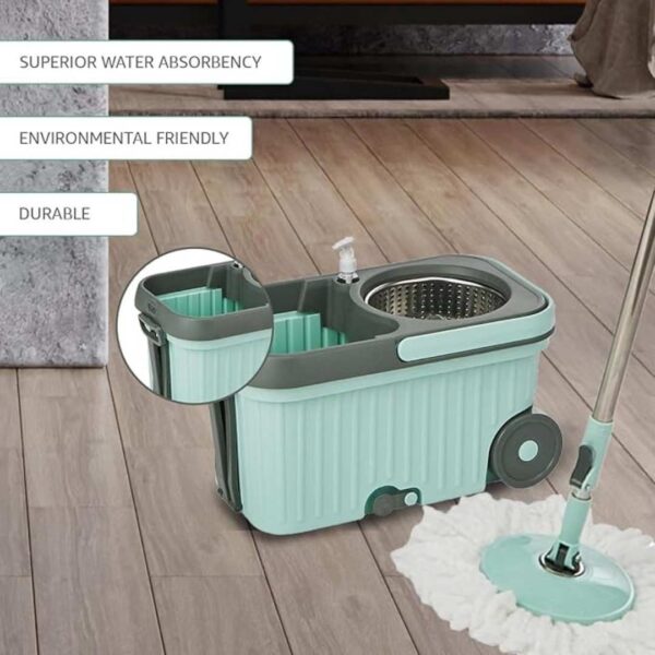 Presto Elite Spin Mop with Steel Wringer and Auto Fold Handle 2 - LXINDIA.COM