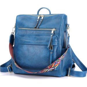 ProArch Stylish Suede Leather Anti Theft Womens Fashion Backpack - LXINDIA.COM