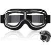 Proberos Motorcycle Eyewear Helmet Goggles Vintage Goggles Pack of 1 Black - LXINDIA.COM