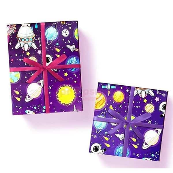 Propsicle Printed Gift Wrapping Paper Space Theme Print1 - LXINDIA.COM