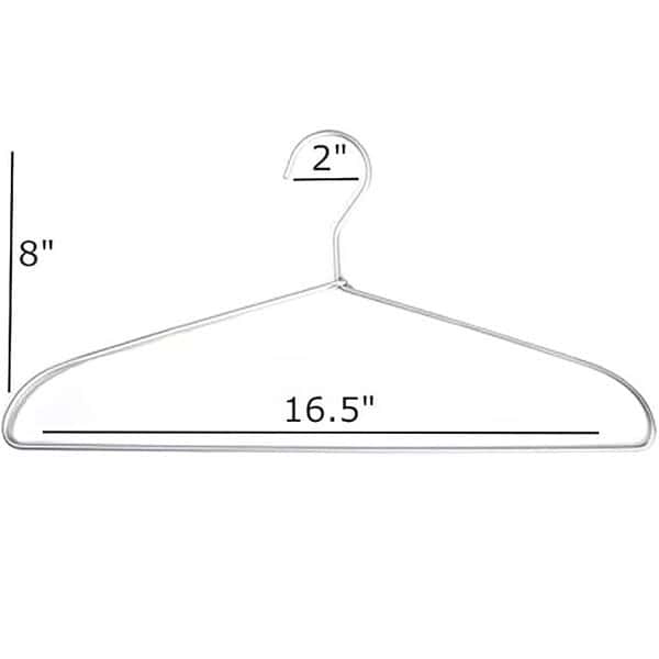 PulGos Heavy Duty Metal Clothes Hanger with Polished Metal 1 - LXINDIA.COM