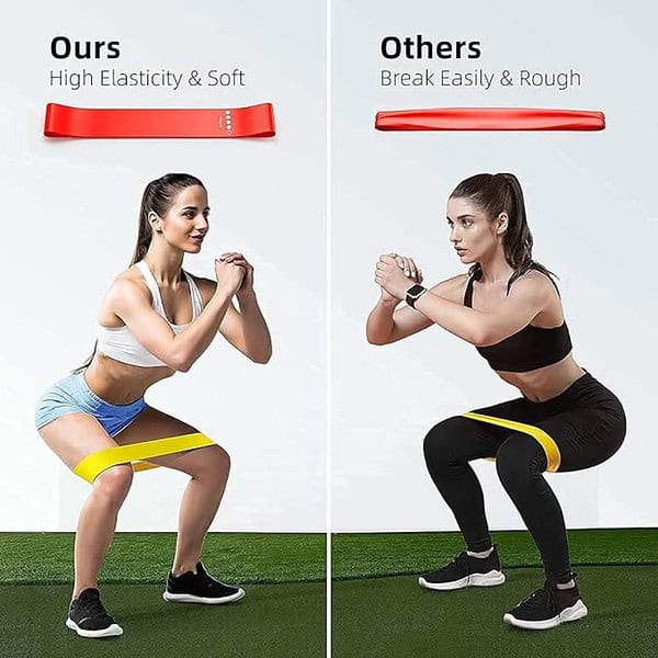 QUXIS Resistance Bands Set for Men and Women Pack of 5 2 - LXINDIA.COM