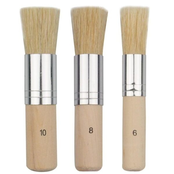 Qatalitic 3 pcs Stencil Brushes Set1 1 - LXINDIA.COM