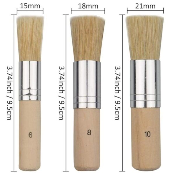 Qatalitic 3 pcs Stencil Brushes Set3 1 - LXINDIA.COM