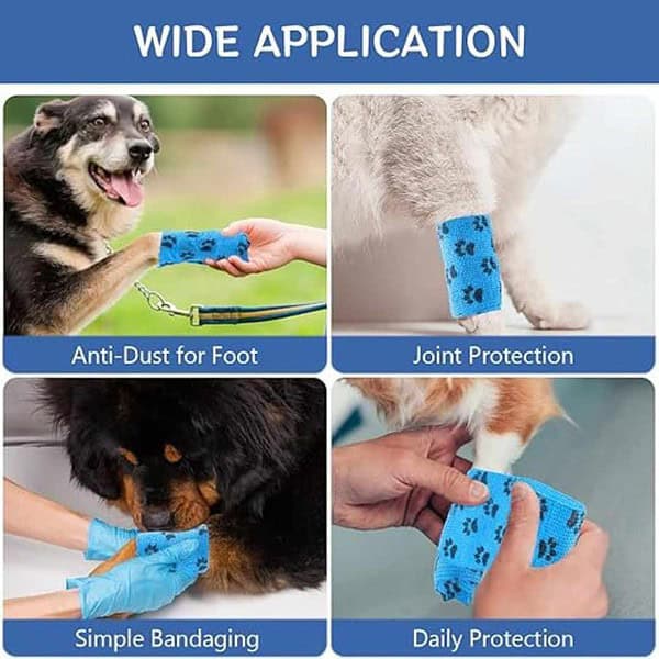 Qpets 6Pcs Dog Anti Dirty Bandages 1 - LXINDIA.COM