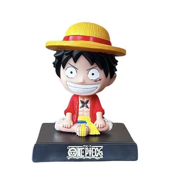 Quirked Up Luffy One Piece Bobblehead Anime Action Figure - LXINDIA.COM