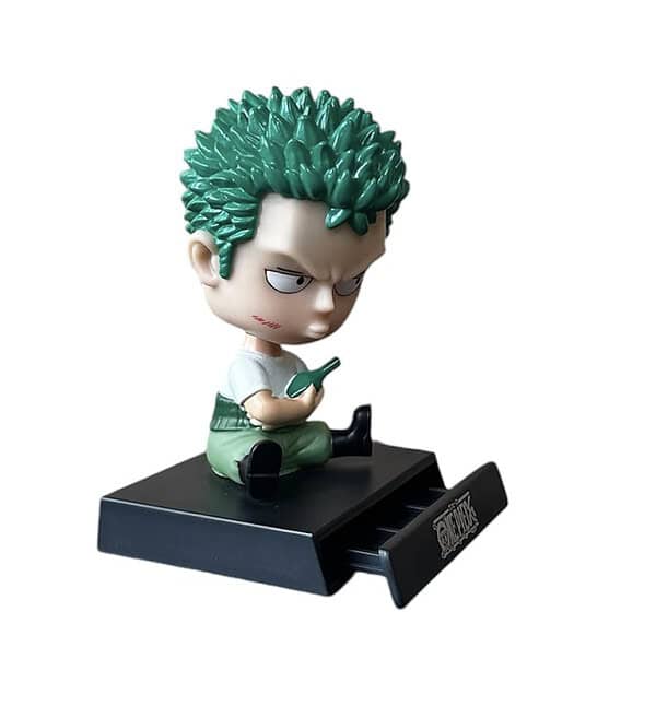 Quirked Up Roronoa Zoro Bobblehead Action Figure - LXINDIA.COM