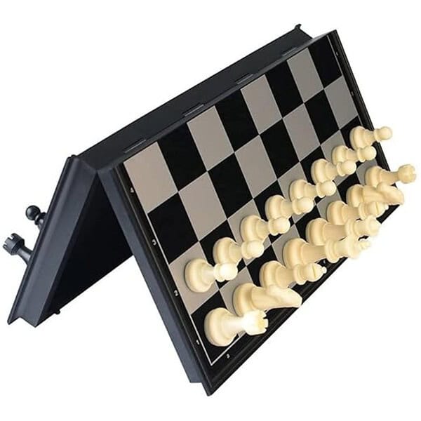 RECTITUDE 12X 12Magnetic Folding Chess Set Black Color 3 - LXINDIA.COM