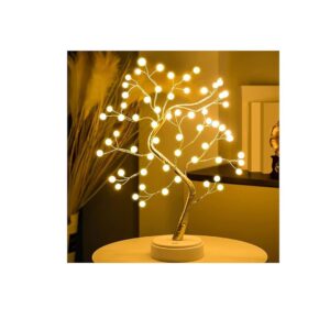 REFULGIX LED Tabletop Bonsai Tree Light Touch Pearl Node Lamp Plastic Pack of 1 - LXINDIA.COM