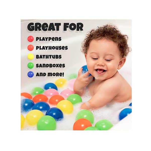 REZNOR 8 cm Soft and Child Friendly Multi Colored Play Pool BallsSet of 25 3 - LXINDIA.COM