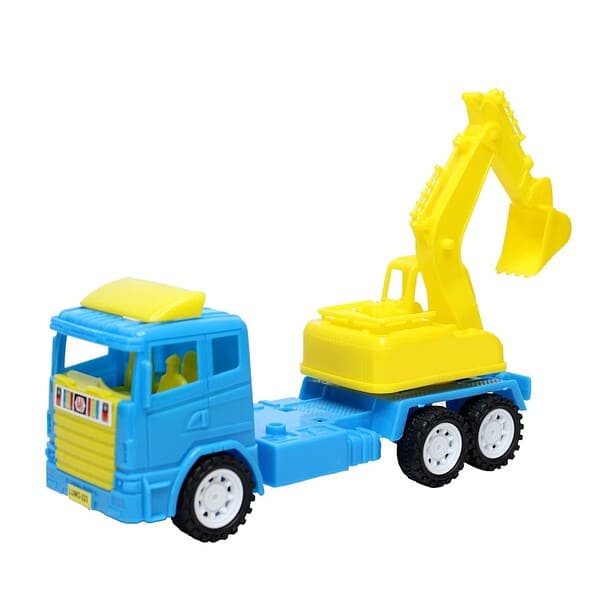 ROSEFAIR Construction Friction Powered Oil Tanker JCB Toys - LXINDIA.COM