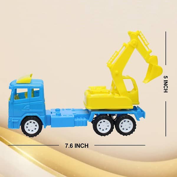 ROSEFAIR Construction Friction Powered Oil Tanker JCB Toys A - LXINDIA.COM