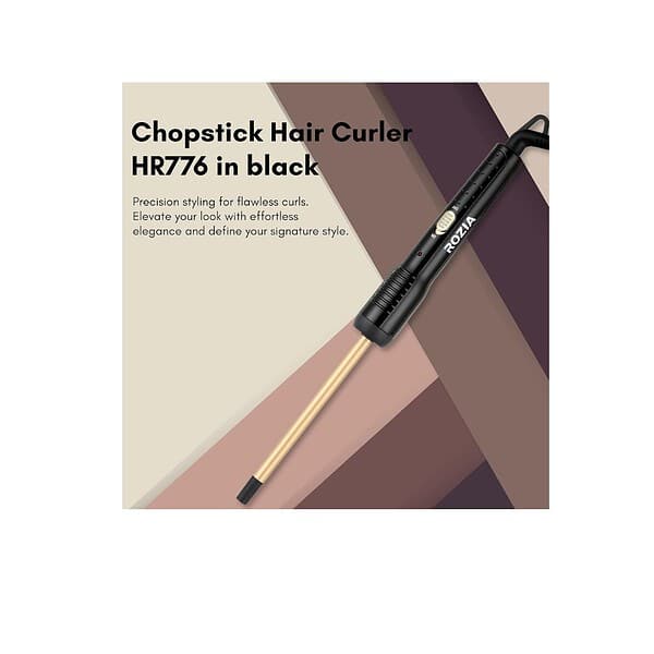 ROZIA Chopstick Hair Curler HR776 Black A - LXINDIA.COM