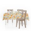 RRC Super Soft Brushed Microfiber Cotton Dining Table Cloth Rectangular Table Covers Peach - LXINDIA.COM