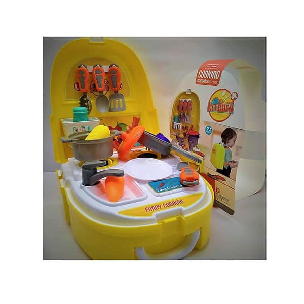 Razzes Best of The Toys Little Chef Cooking Backpack Kitchen Set 02 - LXINDIA.COM