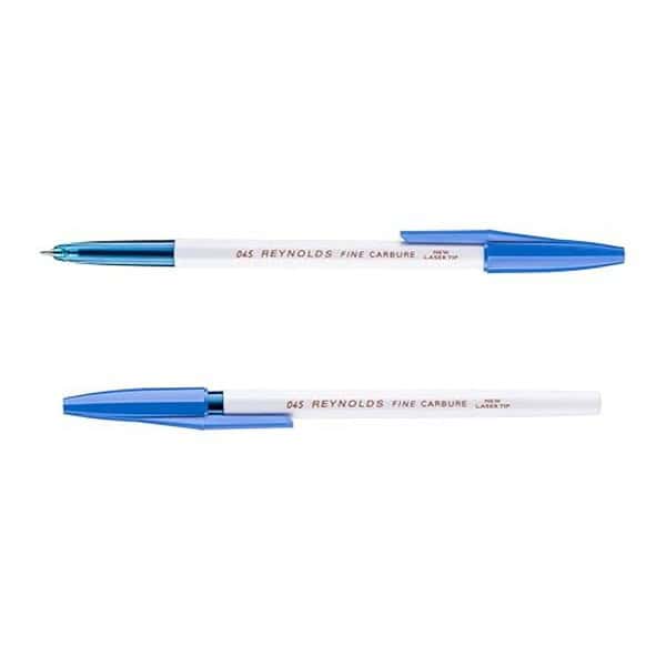 Reynolds 045 Ball Pen SET 50 BLUE PENS WITH COMFORTABLE GRIP1 - LXINDIA.COM