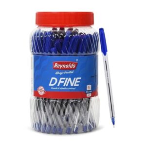 Reynolds DFINE Ball Pen SET 50 BLUE PENS WITH COMFORTABLE GRIP - LXINDIA.COM