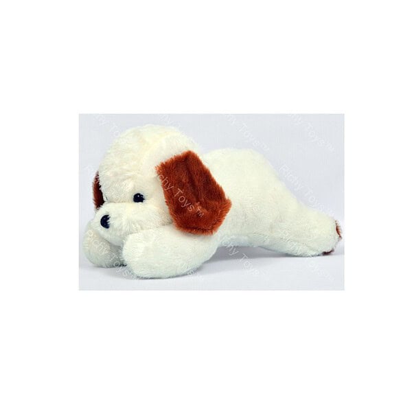 Richy Toys White Dog Cute Plush Soft Toys for Kids B - LXINDIA.COM