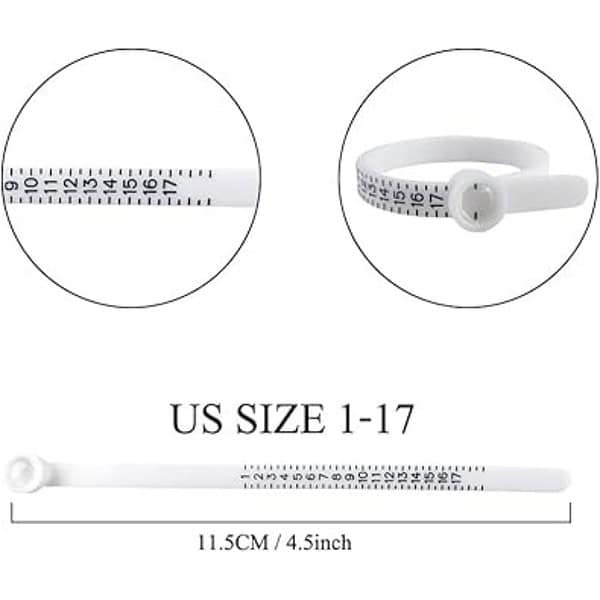 Ring Sizer Measuring Tool with Magnifying Glass1 - LXINDIA.COM