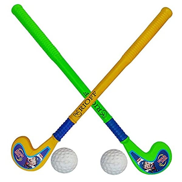 Rioff® Kids Hockey Set for Kids 2 Hockey Sticks 2 Ball Kids 3 to 6Year Set of 2 1 - LXINDIA.COM