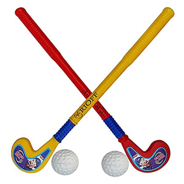 Rioff® Kids Hockey Set for Kids 2 Hockey Sticks 2 Ball Kids 3 to 6Year Set of 2 - LXINDIA.COM