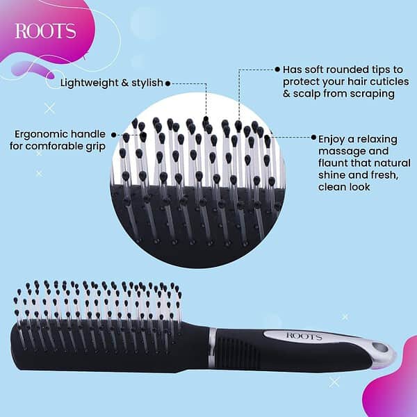 Roots Truglam Hair Brushes For Men Women 9543s2 - LXINDIA.COM