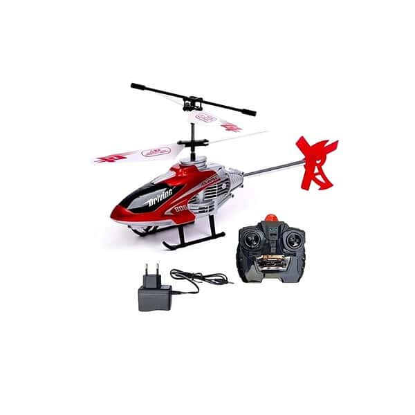 Roscoe Remote Control Velocity Flying Helicopter with Unbreakable Blades A - LXINDIA.COM