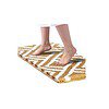 Roseate Egyptian Super Soft 40x60 cm Microfibre Bath Mat Biege Pack of 1 - LXINDIA.COM