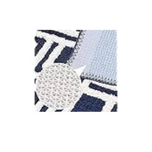 Roseate Egyptian Super Soft 40x60 cm Microfibre Bath Mat Blue Pack of 1 C - LXINDIA.COM