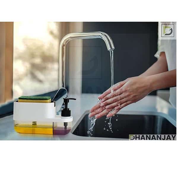 Royal Brothers 3 in 1 Soap Pump Dispenser Blue 1 - LXINDIA.COM