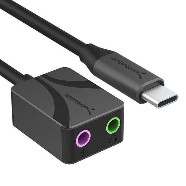 SABRENT USB TYPE C AUDIO ADAPTER - LXINDIA.COM