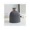 SATYAM KRAFT 1 Piece Unbreakable Nordic Plastic Vase Grey - LXINDIA.COM