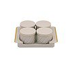 SELVEL Air Tight Container Set 430ml 4 Pieces PolypropyleneRepose Grey 1 1 - LXINDIA.COM