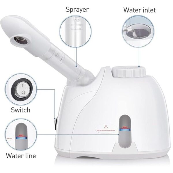 SEVEN STROKES Facial Steamer K 33S Face Nose and Cough Steam Vaporizer2 - LXINDIA.COM