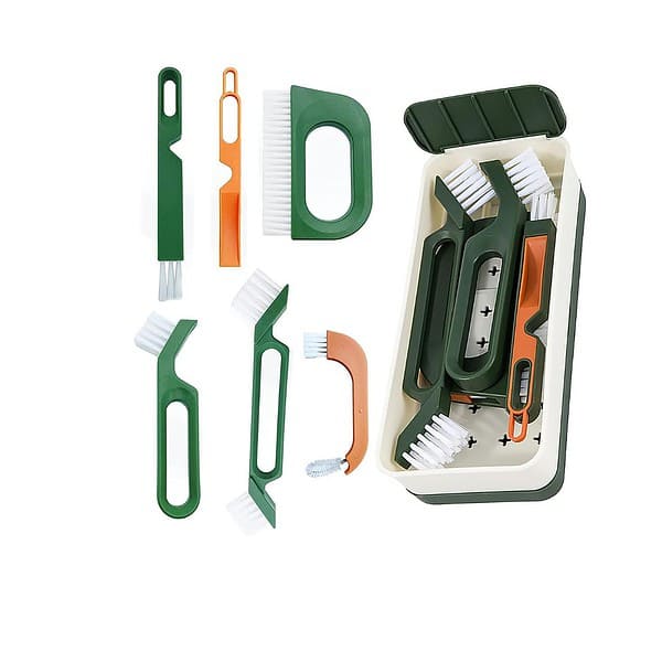 SHALVI Green Plastic 7 in 1 Gap Brush Set - LXINDIA.COM