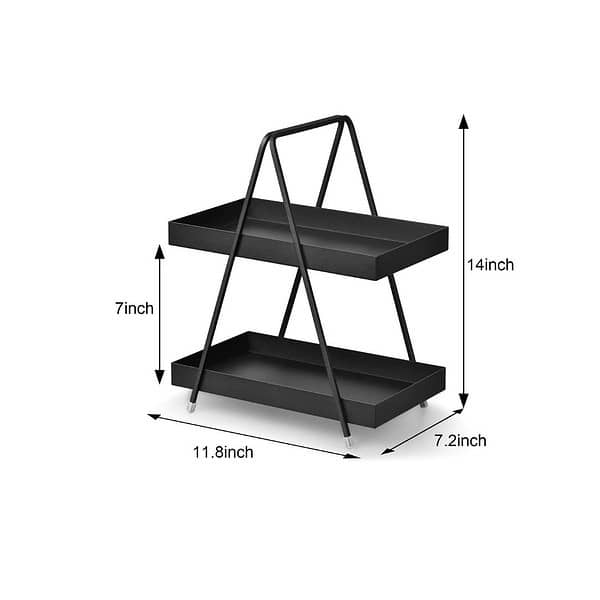 SHIOK DECOR 2 Tier Bathroom Countertop Organizer A - LXINDIA.COM