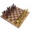 SHORO Collectible Premium Metal Brass Made Chess Board Game Set - LXINDIA.COM