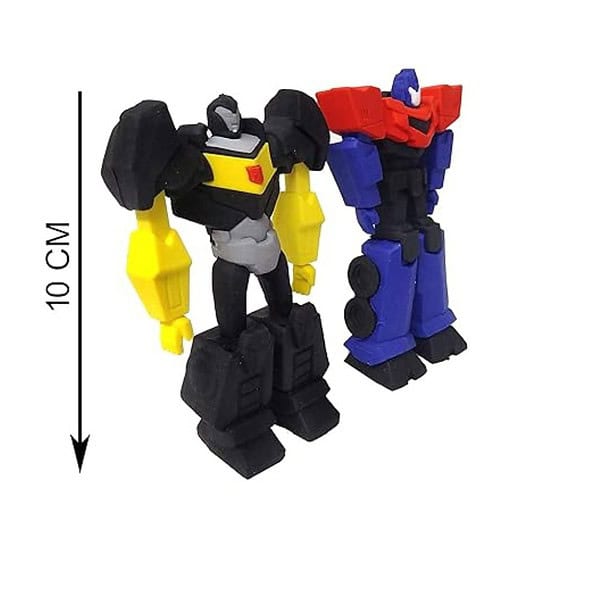 SHREE TECHNESH Robot Shape Erasers Set Pack of 22 - LXINDIA.COM