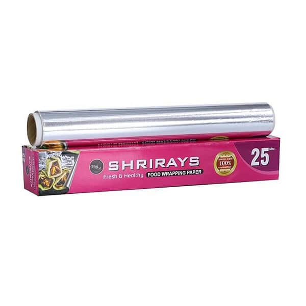 SHRIRAYS Aluminium Foil 25 Meters Food Wrapping Paper - LXINDIA.COM